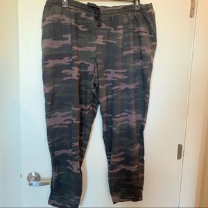 Womens Plus Size Rosemont & State Camouflage Sweatpants 3X
